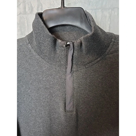 Mack Weldon Pullover size M zippered front pockets soft fabric - Picture 3 of 10